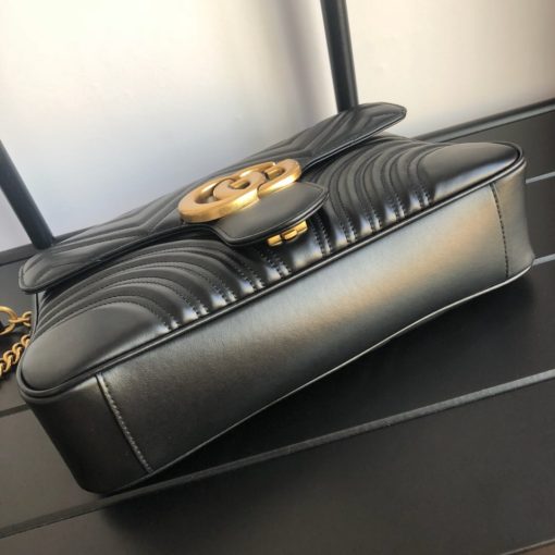 Gucci Marmont Medium Matelasse Shoulder Bag 31Cm 443496 Dtdit 1000 - Image 4