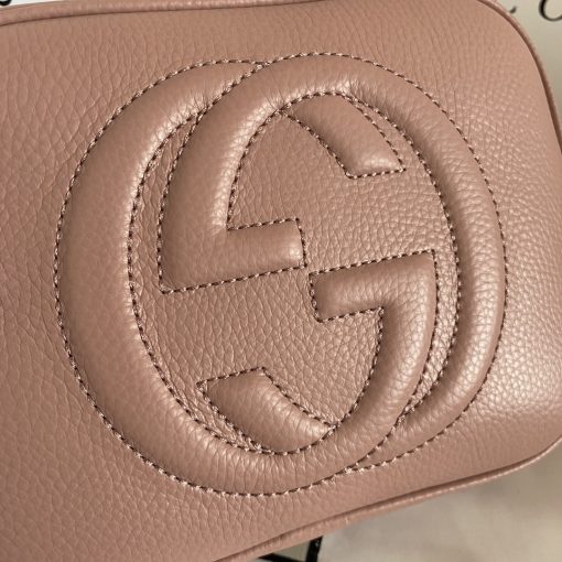 Gucci Soho Small Leather Disco Bag Pink 308364 A7M0G - Image 2