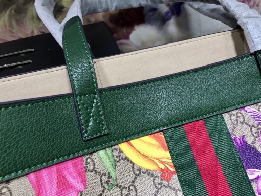Gucci Ophidia Gg Flora Medium Tote Green 44Cm - Image 2