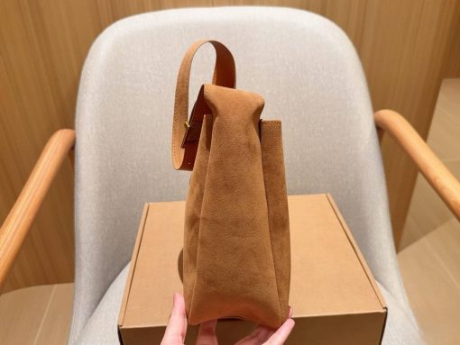 Saint Laurent Small Le Hobo Bag Brown Caramel - Image 8