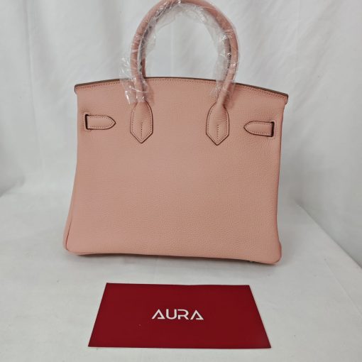 Hermes Birkin 30 Mauve Sylvestre Clemence Palladium Hardware - Image 2