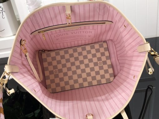 Louis Vuitton Damier Azur Neverfull Mm 31Cm N45295 - Image 10