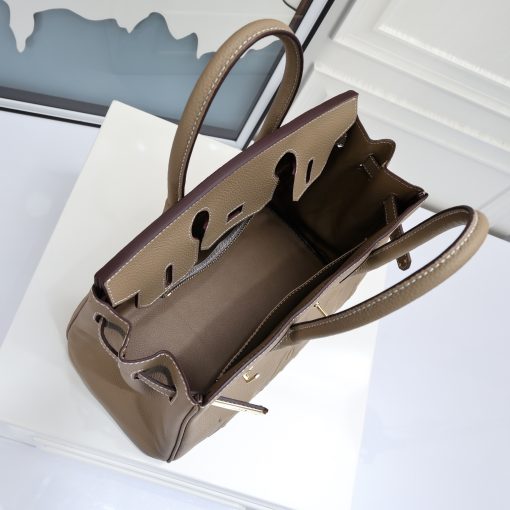 Hermes Birkin 30CM Taupe Horse Draw Carriage Embossed - Image 9