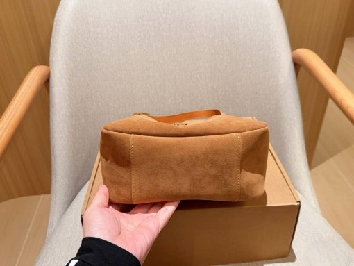 Saint Laurent Small Le Hobo Bag Brown Caramel - Image 9