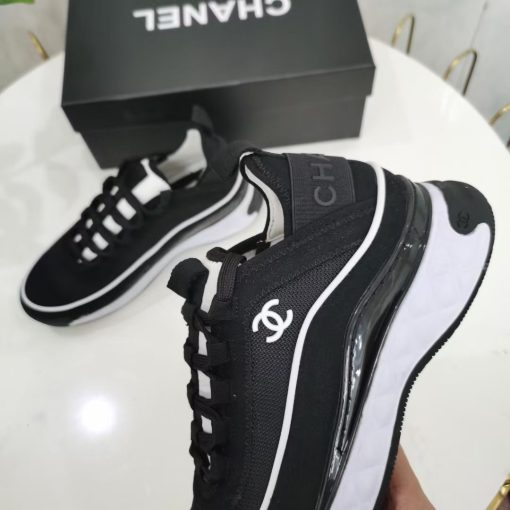 Chanel Women's Suede Sneaker Black G39072 Y55826 K4284 - Image 2