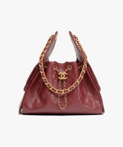 Chanel 25 Small Handbag 25cm Burgundy