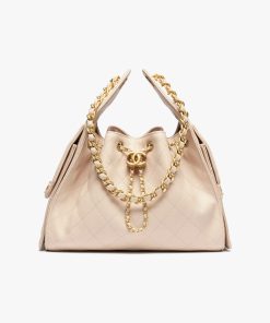 Chanel 25 Small Handbag 25cm Beige