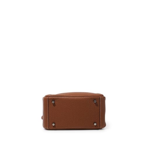 Hermes Gold Clemence Mini Lindy 30 Palladium Hardware - Image 3