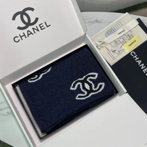 Chanel Cashmere Blend Scarf - Image 2