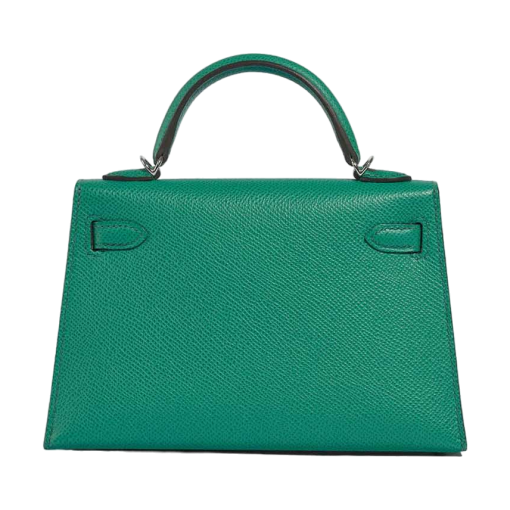 Hermes Kelly Pochette Vert Vertigo Gold Hardware - Image 4