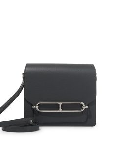Hermes Roulis Shoulder Bag 17Cm Black