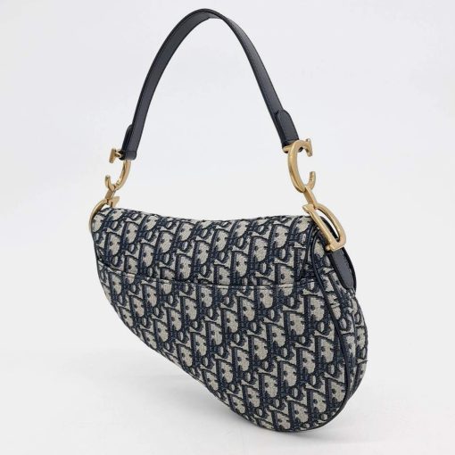 Christian Dior Oblique Saddle Strap Bag - Image 2