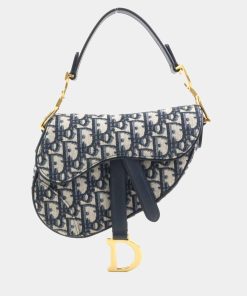 Christian Dior Oblique Saddle Strap Bag