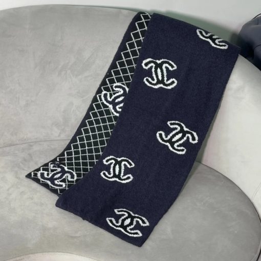 Chanel Cashmere Blend Scarf - Image 3