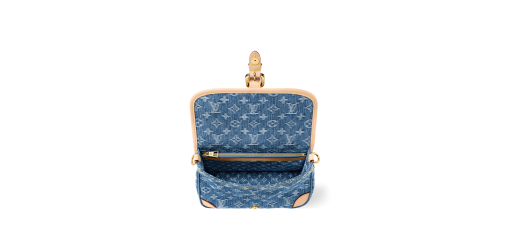 Diane Monogram Denim Blue Bag - Image 3