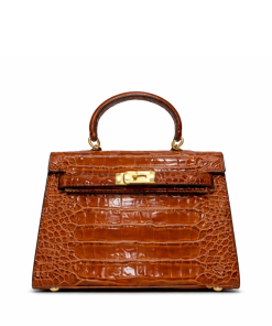 Hermes Kelly Sellier 20Cm Gold Matte Alligator Gold Hardware