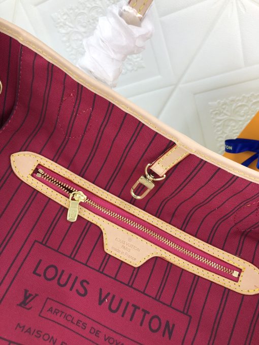 Louis Vuitton Neverfull Pivoine Pink Gm 40Cm M41180 - Image 3