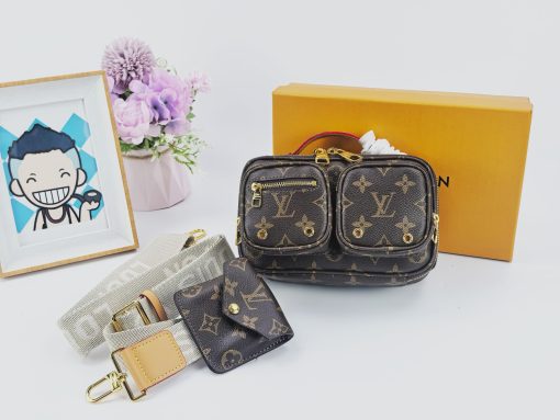 Louis Vuitton Utility Crossbody Bag Brown 18Cm - Image 7