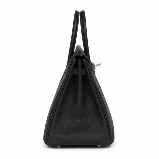 Hermes Handbags Birkin 40 Black Togo Silver Hardware - Image 2