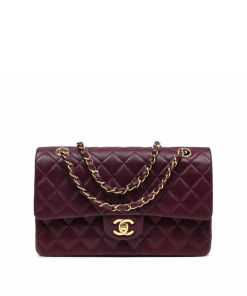 Chanel Classic 11.12 Handbag Burgundy