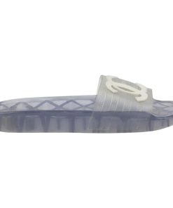 Chanel Cc Glossy Transparent Slippers