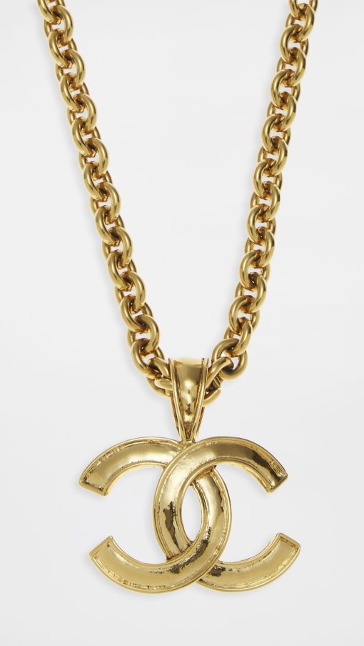 Chanel Gold CC Necklace - Image 2