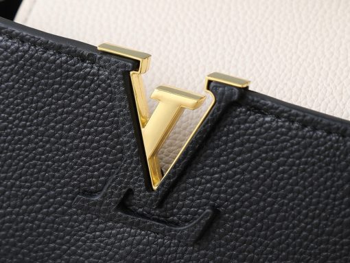 Louis Vuitton Capucines Taurillon Cowhide Black And Grey 27Cm M20708 - Image 6