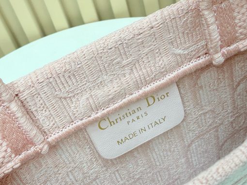 Dior Dioramour Small Dior Book Tote With Strap Soupir Pink - Image 3