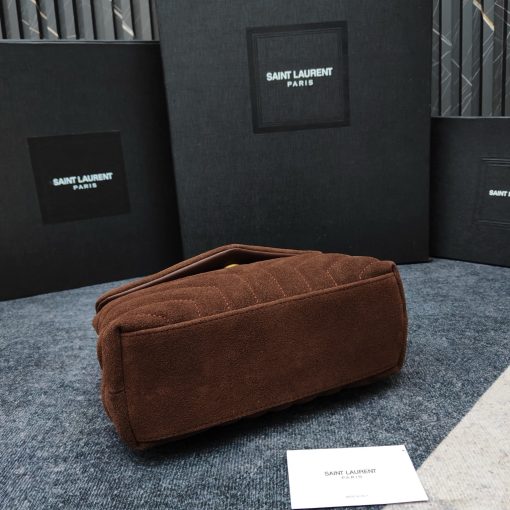 Saint Laurent Loulou Suede Shoulder Bag - Image 8