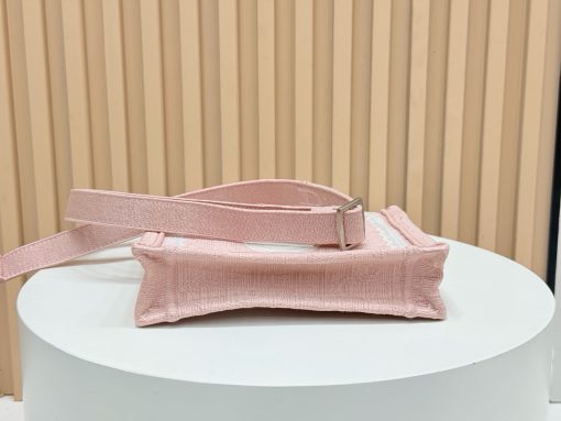Dior Dioramour Small Dior Book Tote With Strap Soupir Pink - Image 4