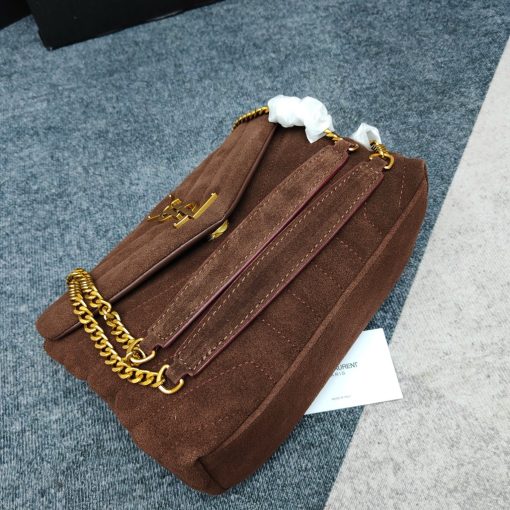 Saint Laurent Loulou Suede Shoulder Bag - Image 3