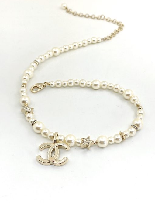Chanel CC Pearl And Strass Star Sautoir Necklace - Image 4