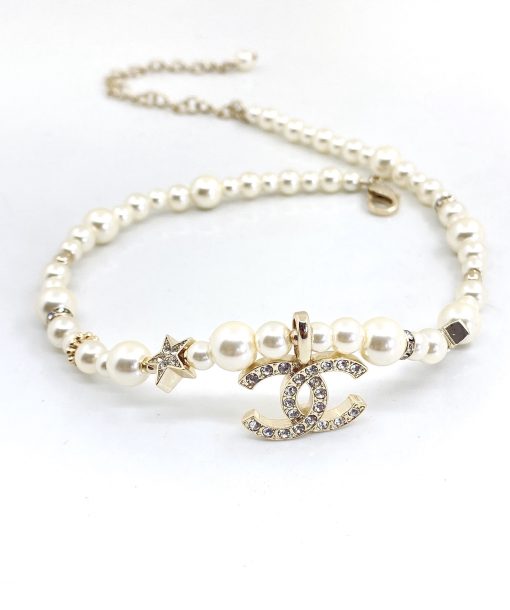 Chanel CC Pearl And Strass Star Sautoir Necklace - Image 2