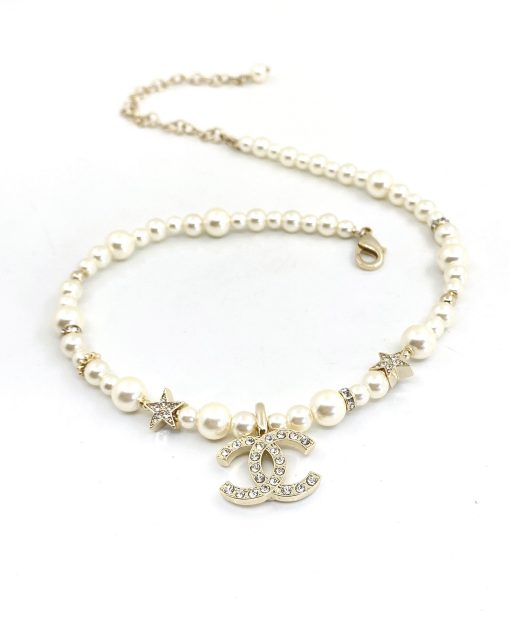 Chanel CC Pearl And Strass Star Sautoir Necklace - Image 3