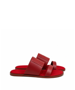 Hermes Mona Sandal In Red