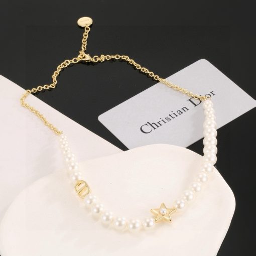 Dior Lucky Pearl Necklace - Image 3