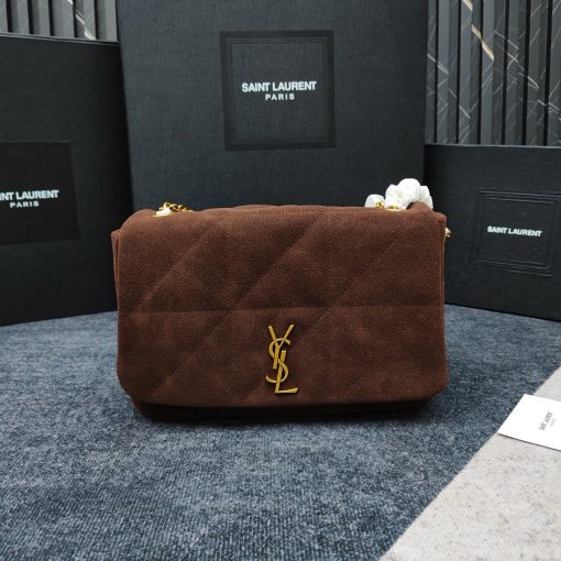 Saint Laurent Loulou Suede Shoulder Bag - Image 9