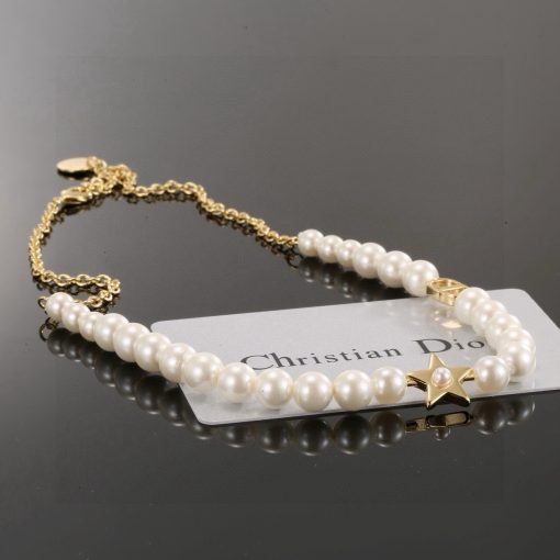 Dior Lucky Pearl Necklace - Image 4