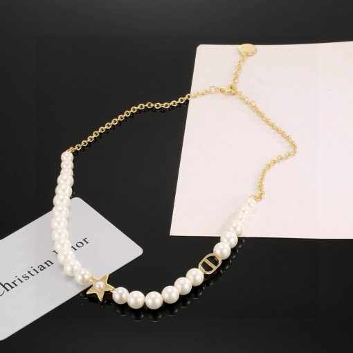 Dior Lucky Pearl Necklace - Image 5