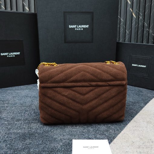 Saint Laurent Loulou Suede Shoulder Bag - Image 2