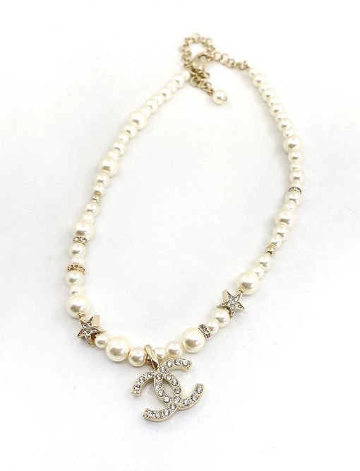 Chanel CC Pearl And Strass Star Sautoir Necklace - Image 5