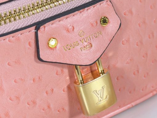 Louis Vuitton Ostrich Vanity Chain Pouch Pink - Image 7