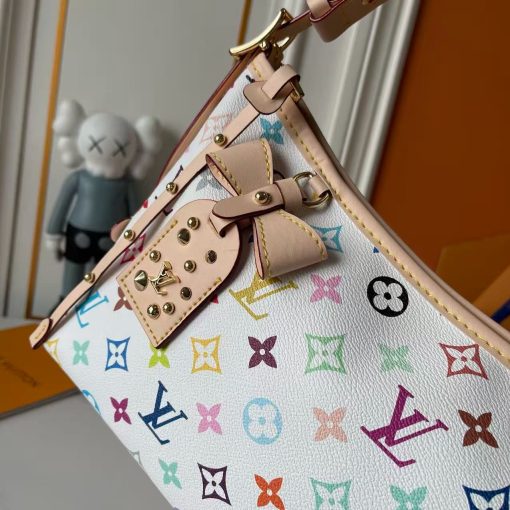 Louis Vuitton LV X TM Monogram Multicolor CarryAll East West White Bag - Image 6