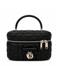 Dior Mini Vanity Black Cannage Lambskin