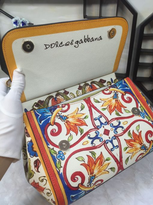 Dolce & Gabbana Sicily Dauphine Handbag - Image 8