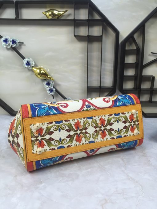 Dolce & Gabbana Sicily Dauphine Handbag - Image 7