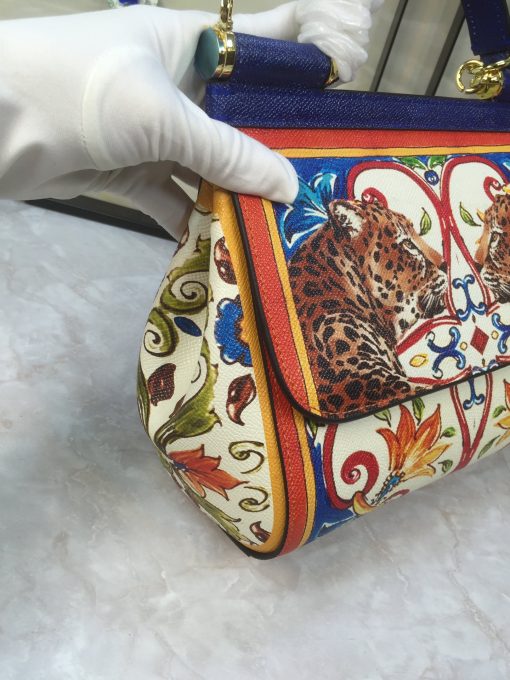 Dolce & Gabbana Sicily Dauphine Handbag - Image 4
