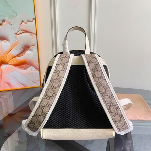 Gucci Ophidia Backpack GG Supreme Small White - Image 2