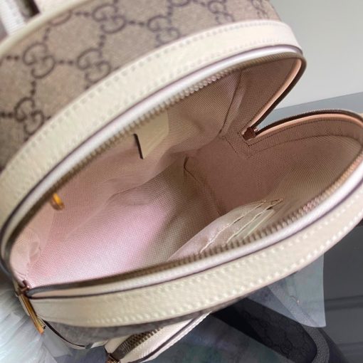 Gucci Ophidia Backpack GG Supreme Small White - Image 9
