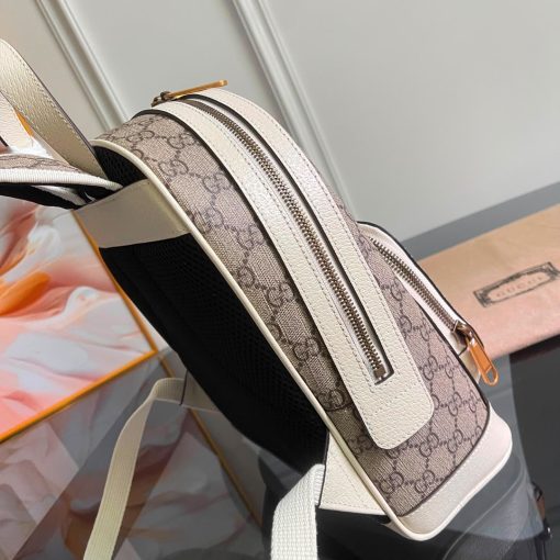 Gucci Ophidia Backpack GG Supreme Small White - Image 10
